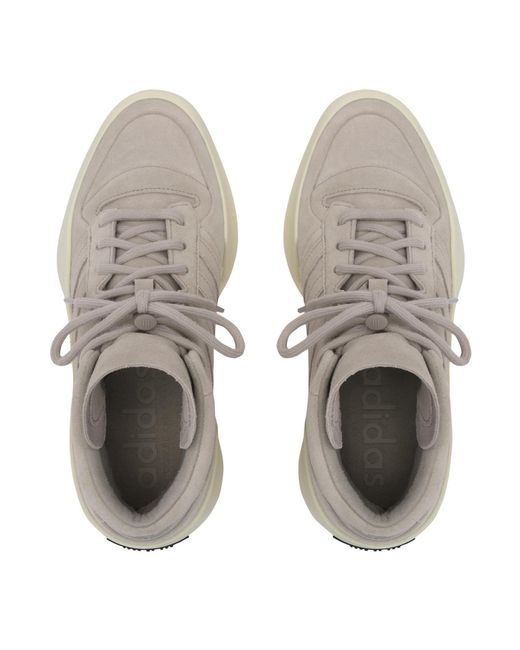 Adidas Natural Light Suede High-Top Sneakers for men