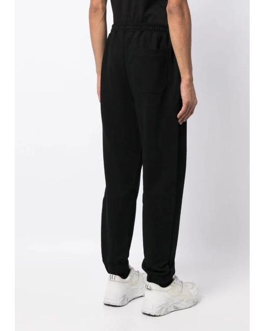 Helmut Lang Black Metallic-Detail Track Pants for men