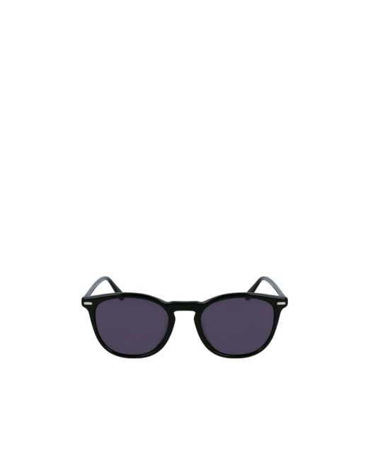 Calvin Klein Blue Round-Frame Sunglasses for men