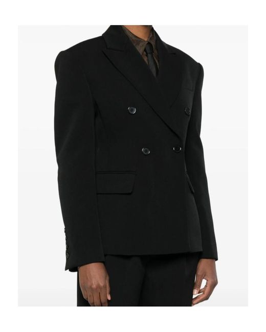 Frankie Shop Black Doyer Cinched Blazer