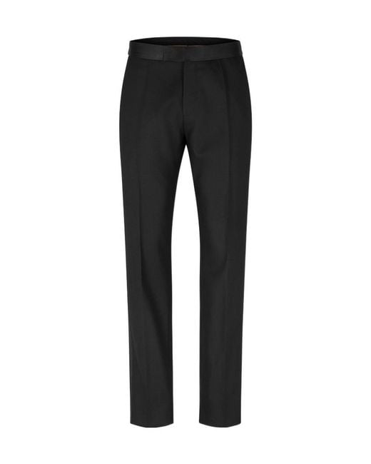 Boss Black H-Genius Slim-Fit Tailored Trousers for men