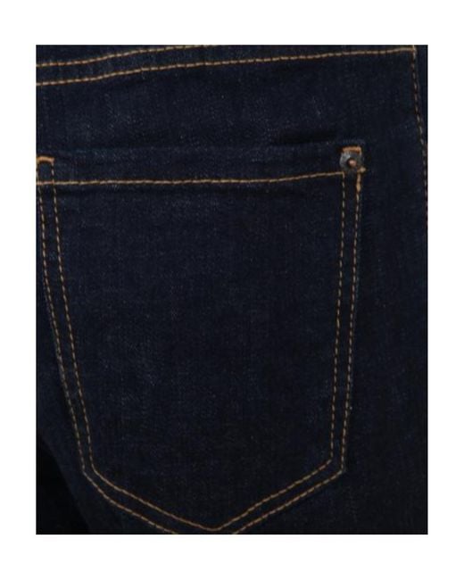 DSquared² Blue Logo Tag Straight-Leg Jeans