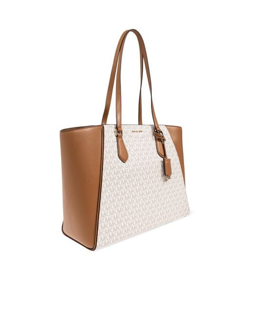 MICHAEL Michael Kors White Large Taryn Tote Bag