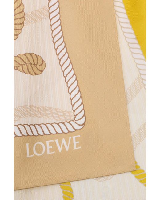 Loewe Yellow Scarf for men