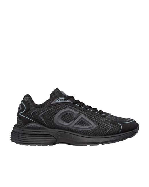 Dior Black Homme B30 Countdown Tech Sneakers for men
