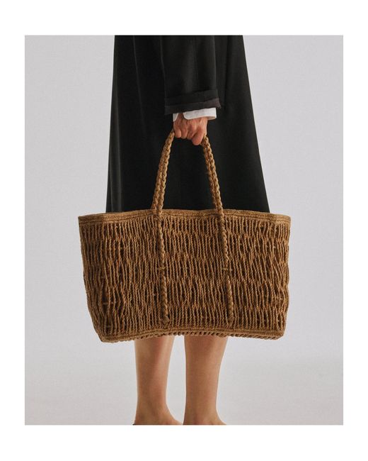 The Row Brown Georgica Tote Bag