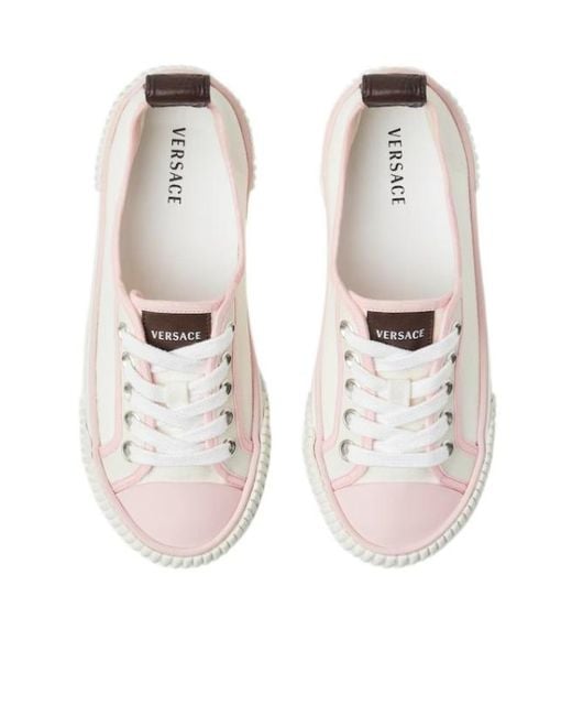 Versace Natural Goliath Canvas Sneakers