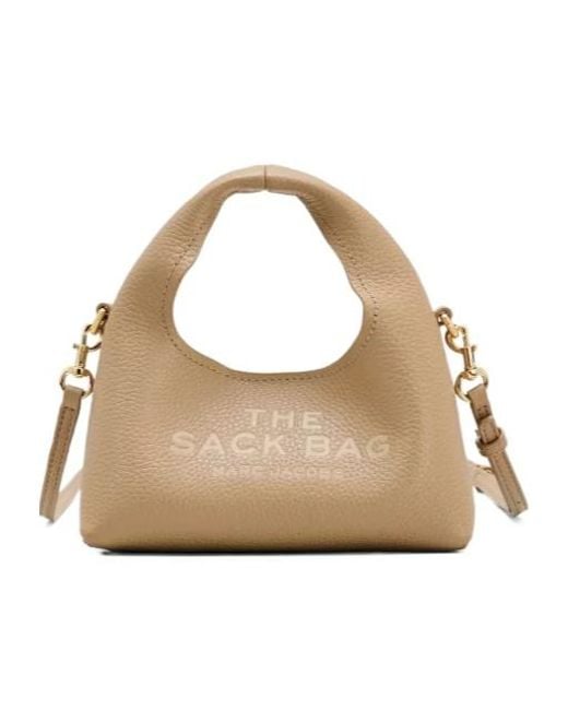 Marc Jacobs Metallic The Micro Crossbody Sack Bag