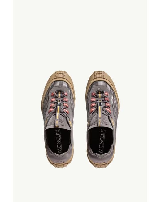 Moncler Brown Trailgrip Lp Suede Nubuck Sneaker