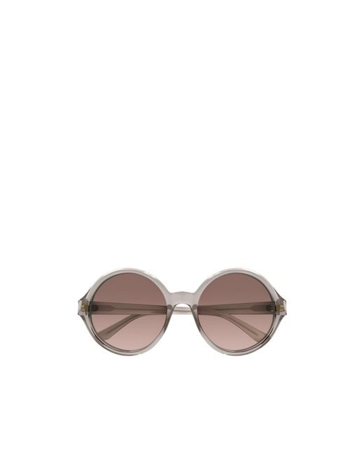 Chloé Pink Chloé Eyewear Round Frame Sunglasses
