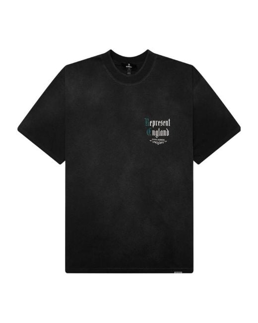 Represent Black Private Members Logo T-Shirt for men