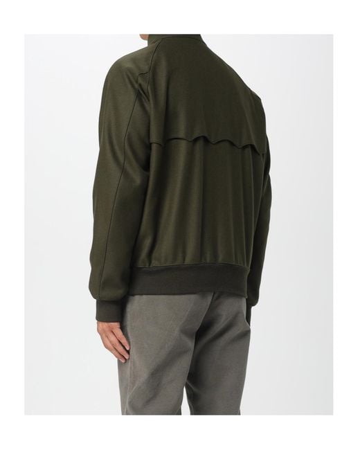Baracuta Green High-Neck Jacket for men