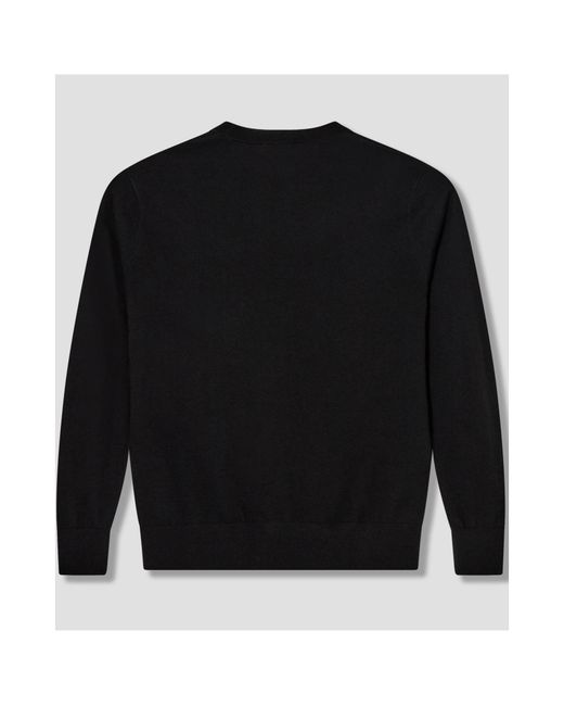 Dries Van Noten Black Round Neck Sweater for men