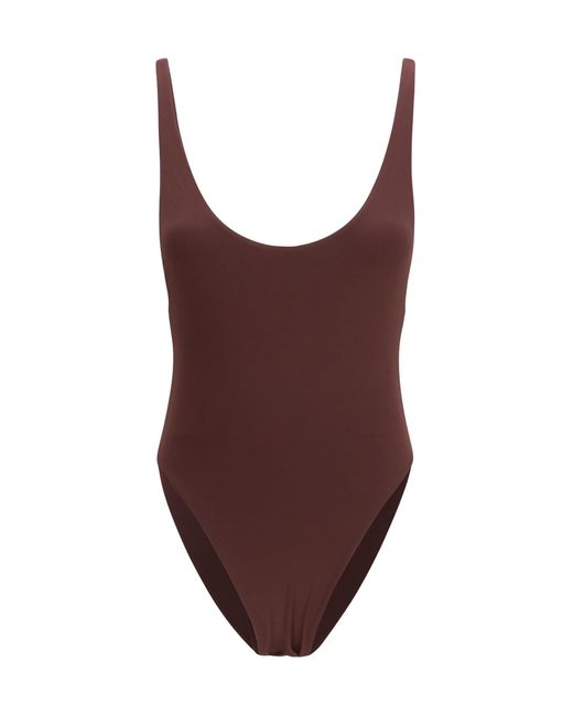 Magda Butrym Purple One-Piece Swimsuit