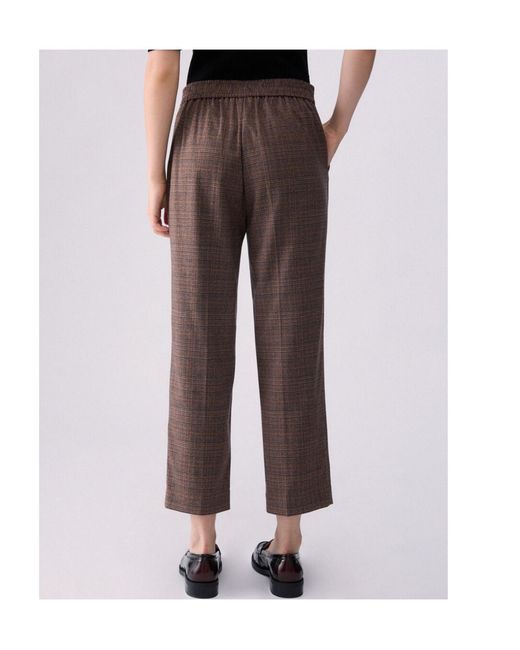 Liu Jo Brown Cigarette Pants