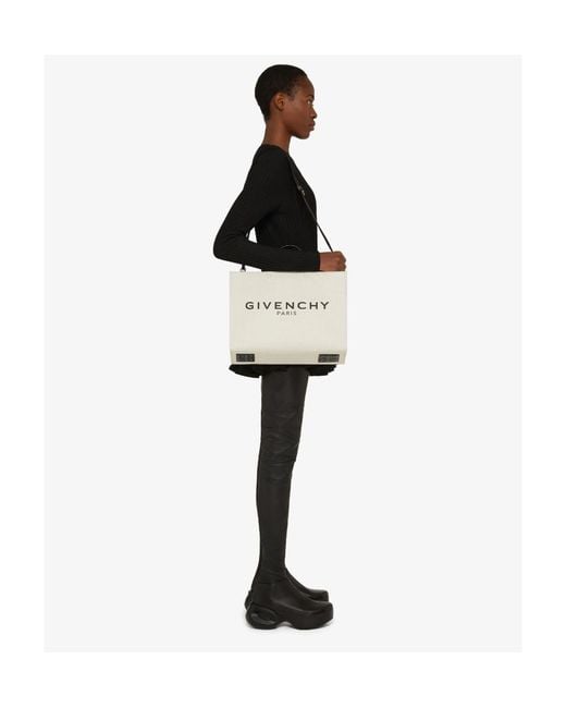 Givenchy Natural Logo Printed Tote Bag