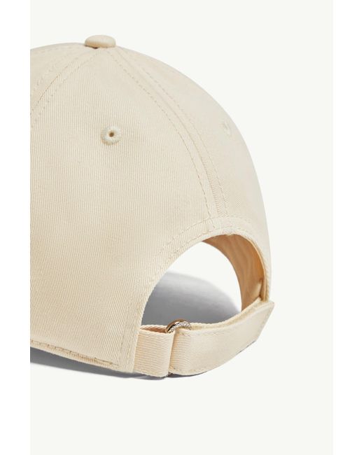 Moncler White Logo Hat
