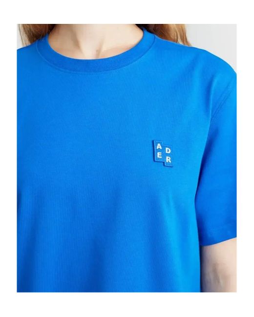Adererror Blue Trs Tag T-Shirt