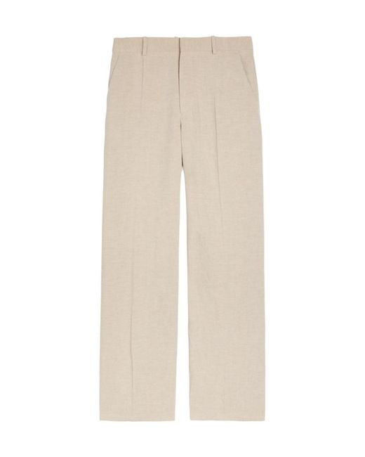 J.W. Anderson Natural Cotton And Linen-Blend Trousers