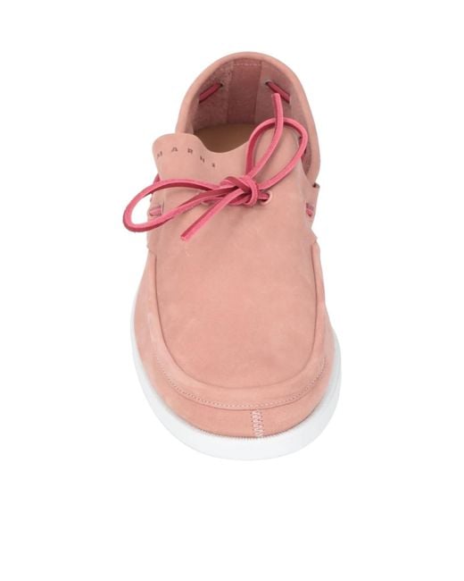 Marni Pink Simple Loafers