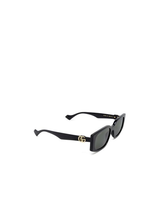 Gucci Multicolor Eyewear Rectangular Logo-Detail Sunglasses