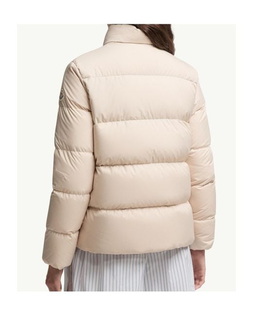Moncler Natural Mauzun Zip-Up Puffer Jacket