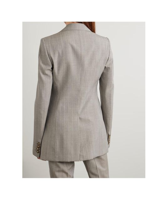 Stella McCartney Gray Long-Sleeved Suit Jacket