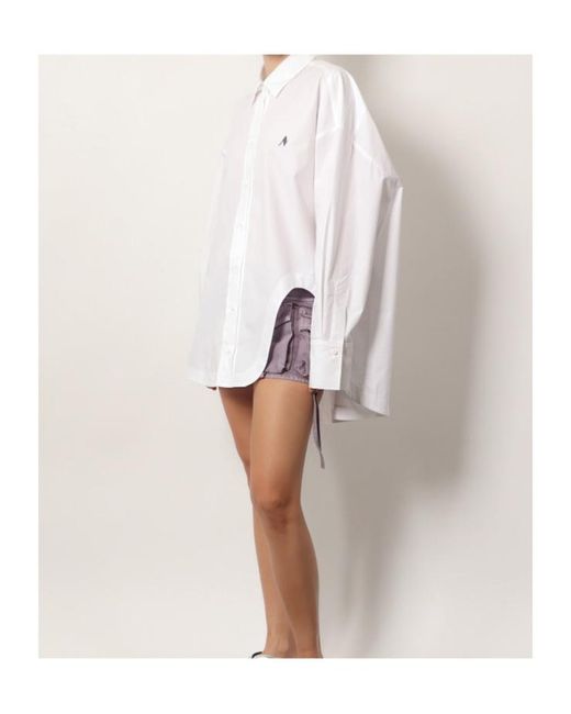 The Attico Purple The Pocket Mini Skirt