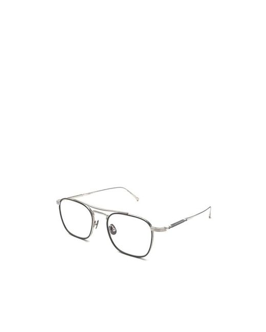 Matsuda White M3157 Square-Frame Glasses for men