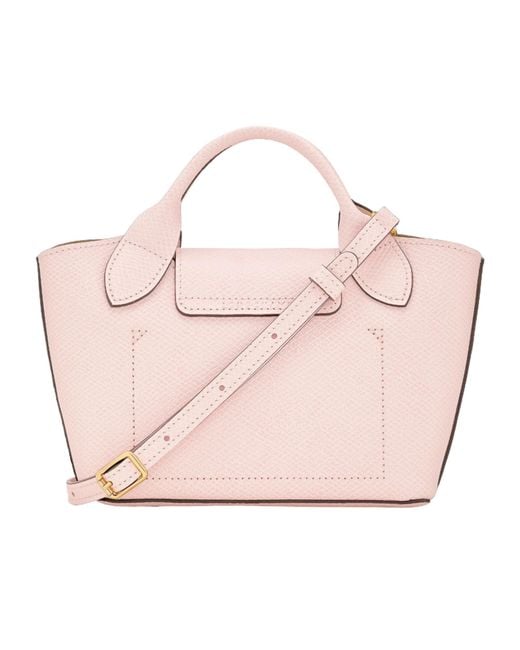 Longchamp Pink Top Handle Shoulder Bag