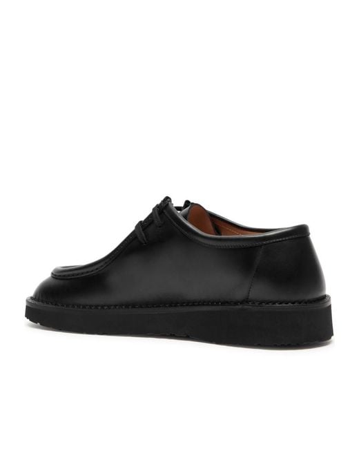 Loewe Black Round-Toe Business Casual Shoes for men