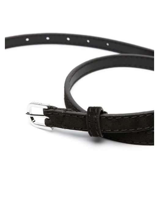 Totême White Totême Thin Buckle Belt