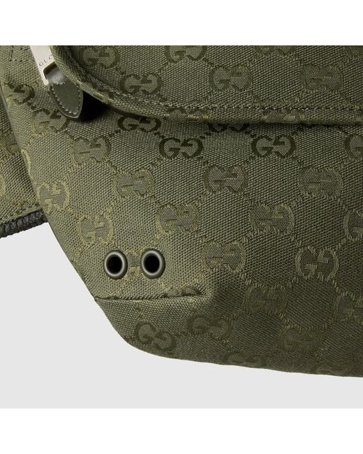Gucci Green Gg Monogrammed Belt Bag for men