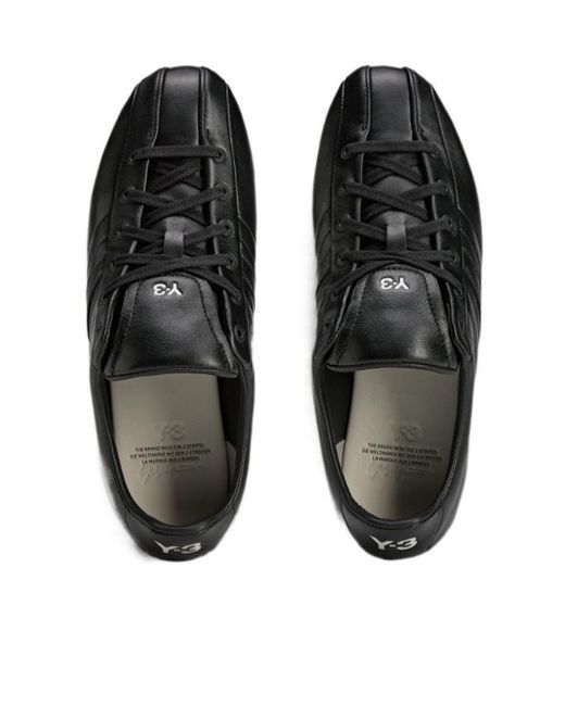 Y-3 Black Field Low-Top Sneakers for men