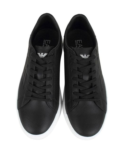 EA7 Black Tie Casual Sports Shoes for men
