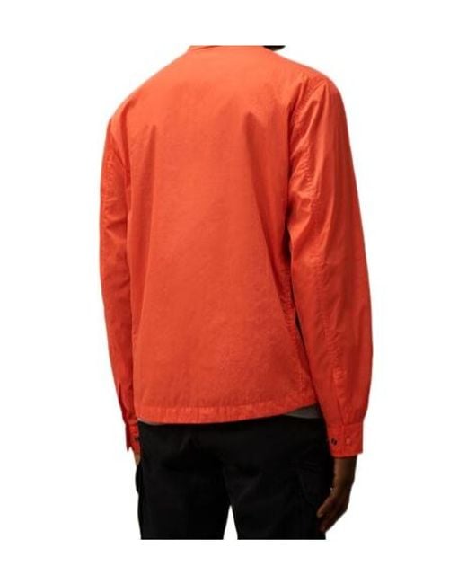 C P Company Orange Utility Jacket for men