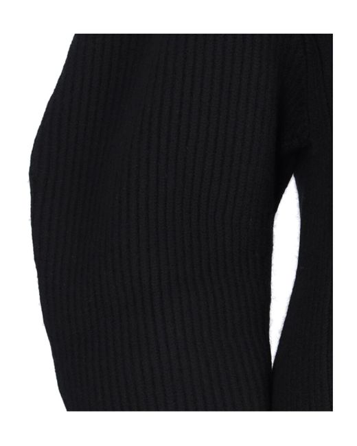 Jil Sander Blue V-Neck Knitted Cardigan