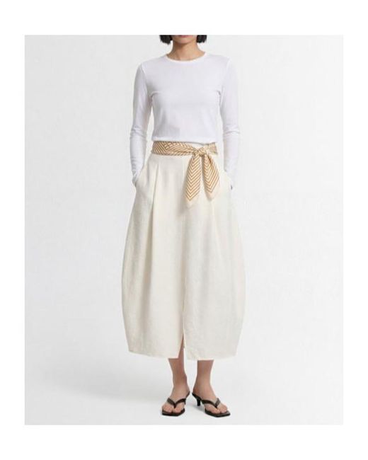 By Malene Birger White Brita Organic Cotton Long-Sleeve T-Shirt