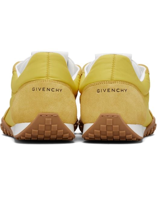 Givenchy Yellow Glide Runner Sneakers for men