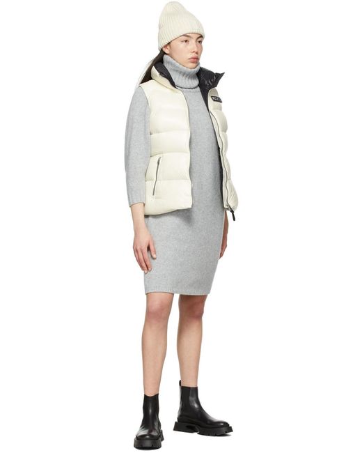 Mackage Gray Logo Quilted Down Vest
