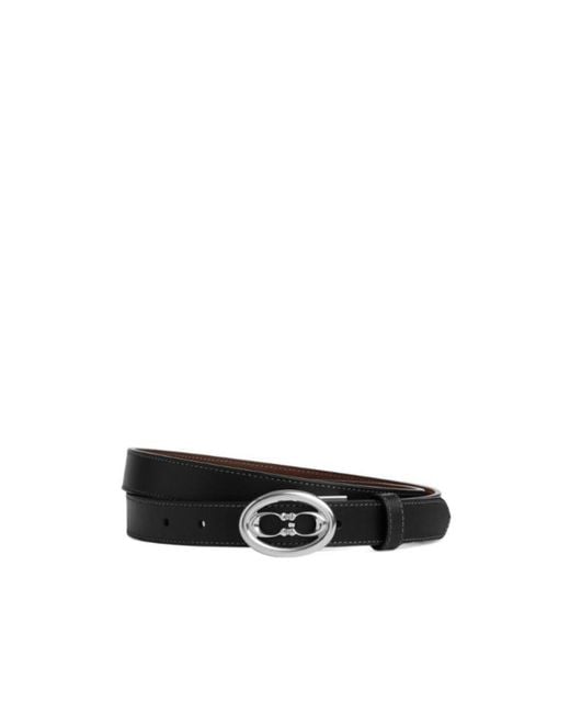 COACH White Buckle Cut-To-Size Belt, 25Mm