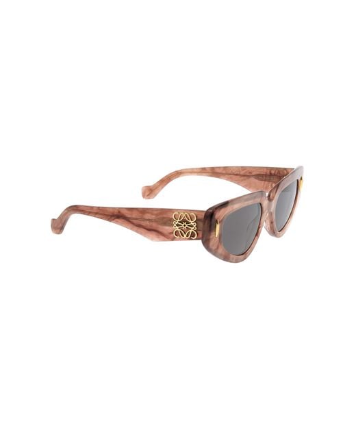 Loewe White Cat-Eye Frame Sunglasses