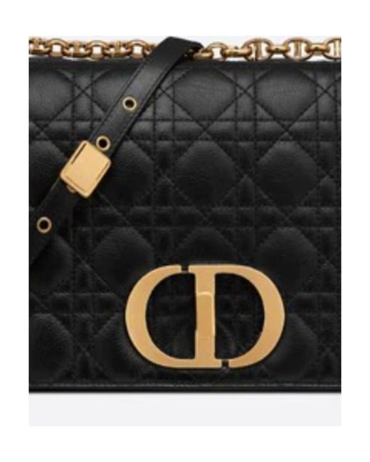 Dior Black Large Caro Bag