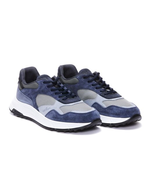 Hogan Blue Hyperlight Lace-Up Sneakers for men