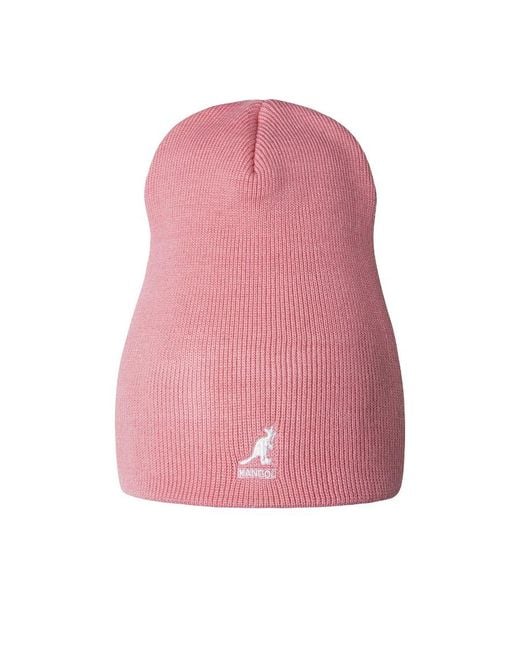 Kangol Pink Logo Knitted Hat for men