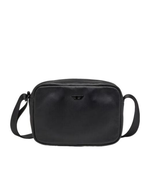 DIESEL Black Rave Shoulder Bag for men