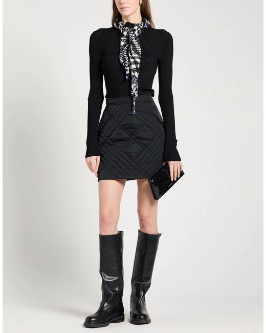 Burberry Black Solid Long-Sleeve Turtleneck Knit