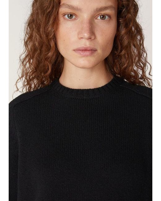 Loro Piana Black Parksville Crewneck Jumper