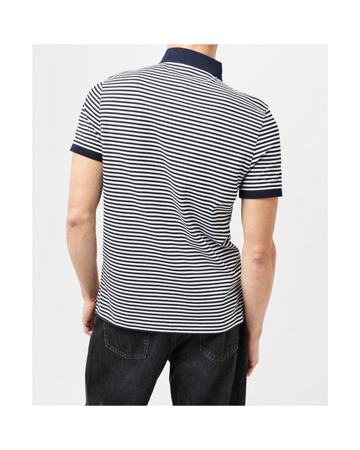 Tommy Hilfiger Blue Logo Short Sleeve Polo Shirt for men