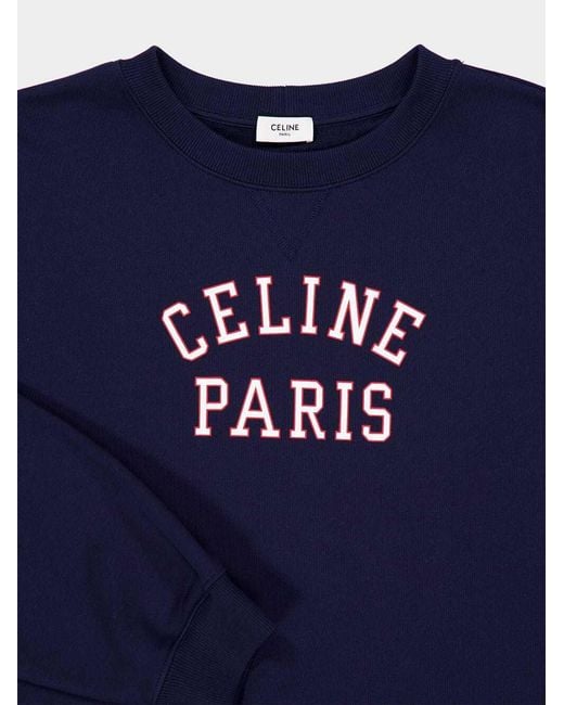 Céline Blue Sweatshirt for men